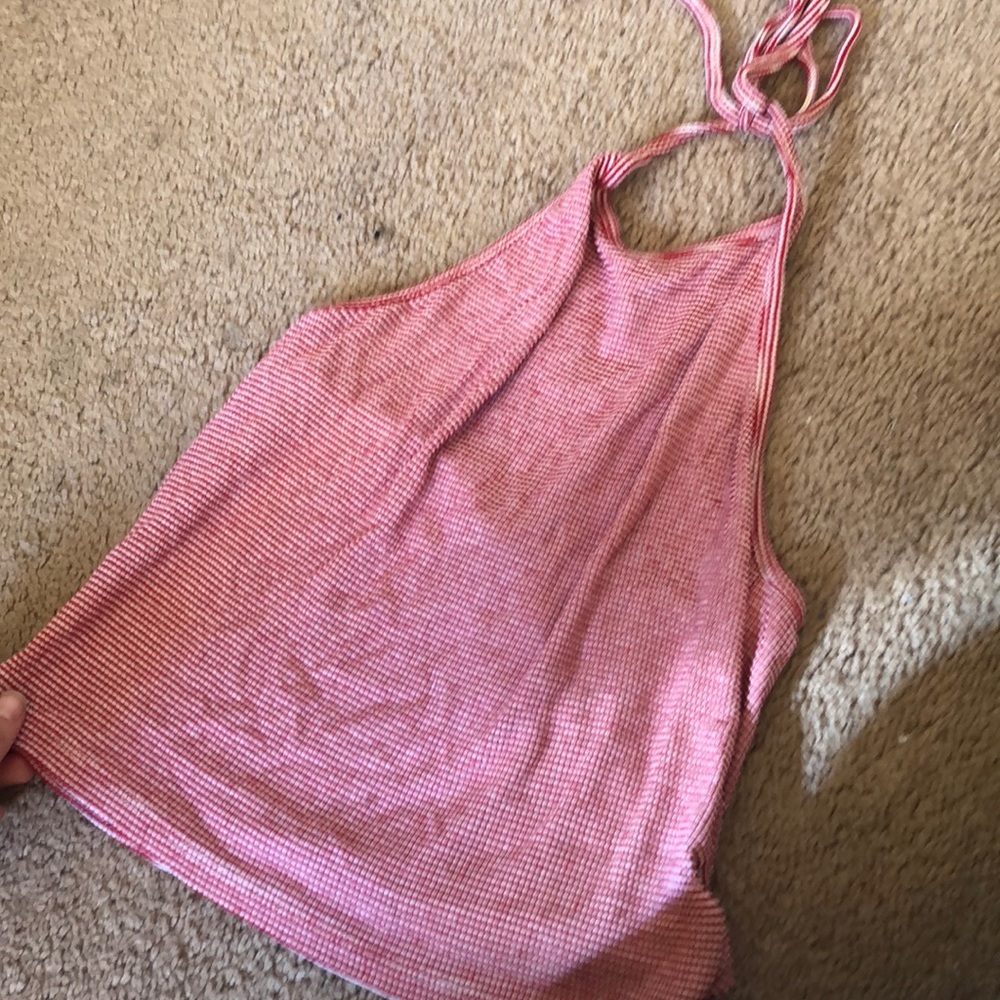 Brandy Melville stripper halter top